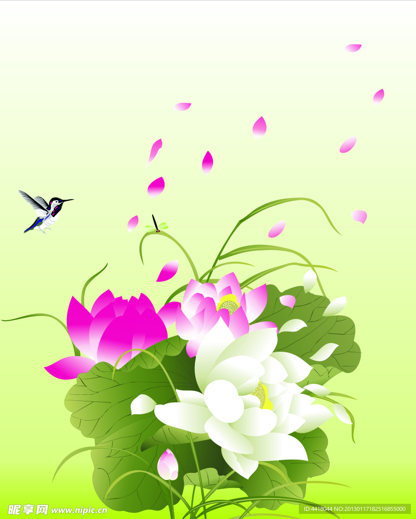 花朵移门