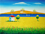 抽象 油画