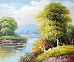 风景 油画