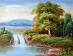 风景 油画
