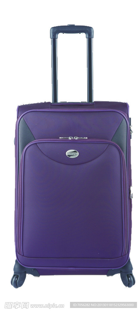紫色旅行箱