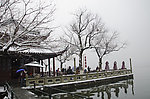 西湖雪景