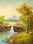 财源广进 油画