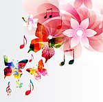 动感音符蝴蝶