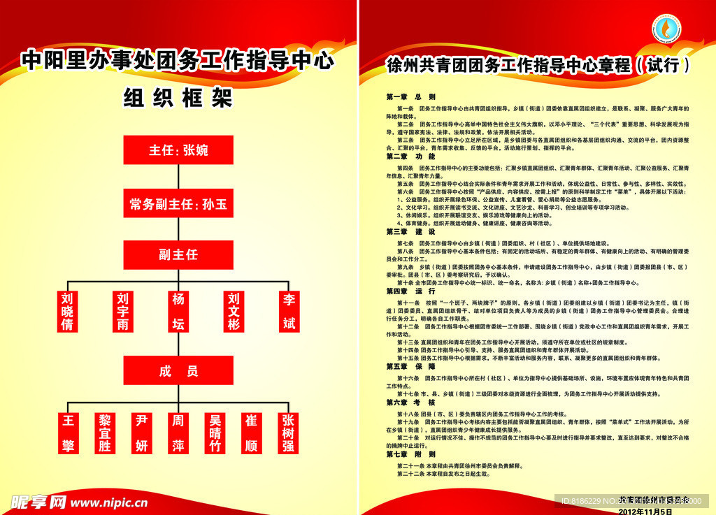 团委制度牌系列