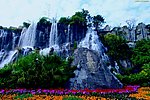 中国山水 高山瀑布
