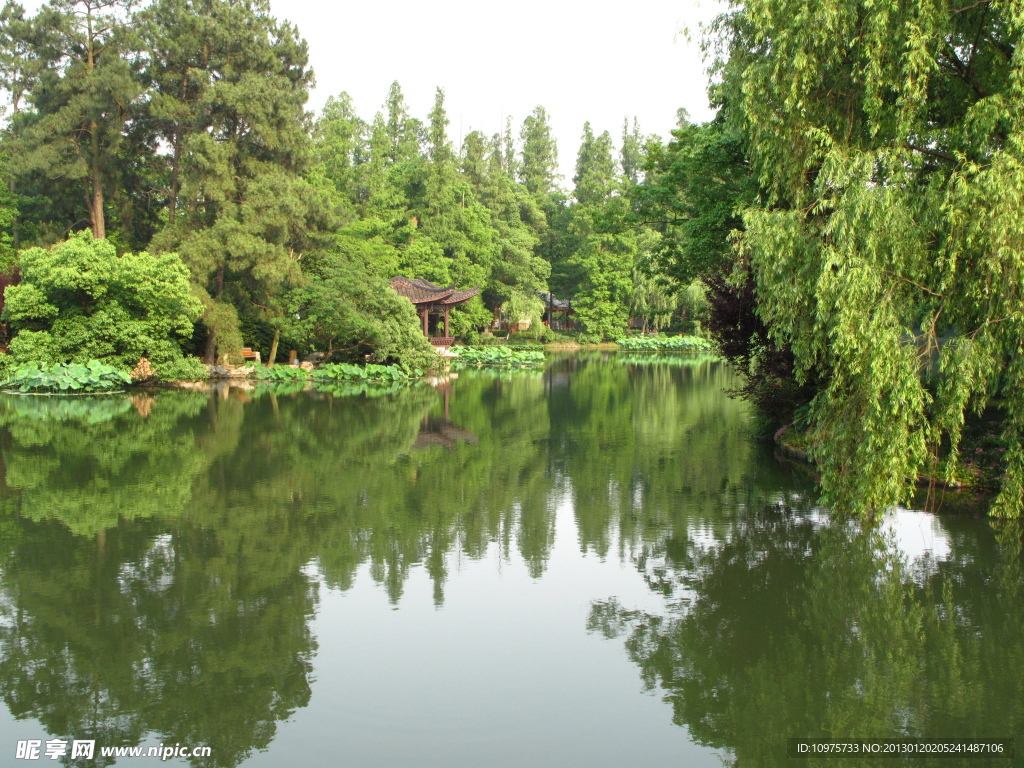 西湖湖面