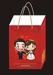 婚庆手提袋（平面图）