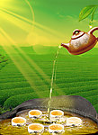 创意茶海报