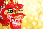 中国龙 新年喜庆背景