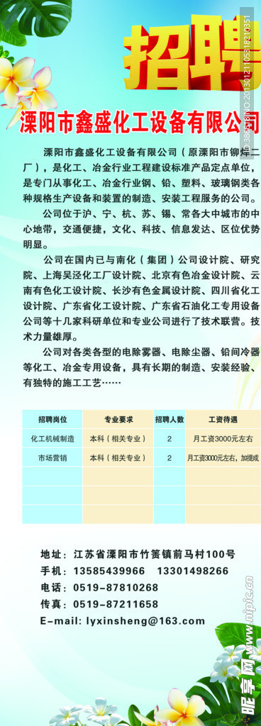 招聘海报