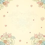 绿色花纹