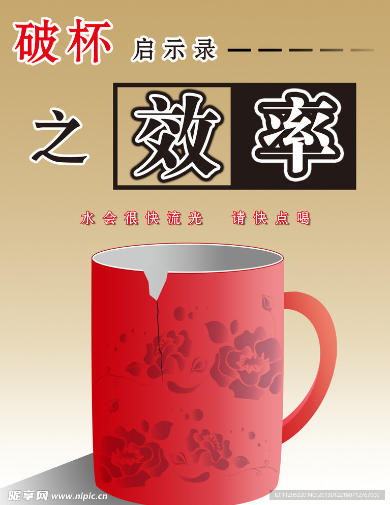 杯子展板