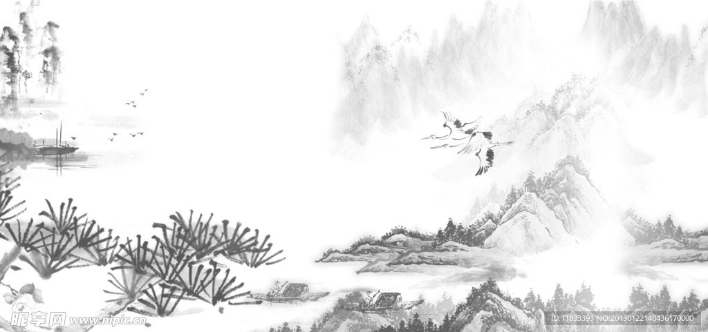 水墨山水