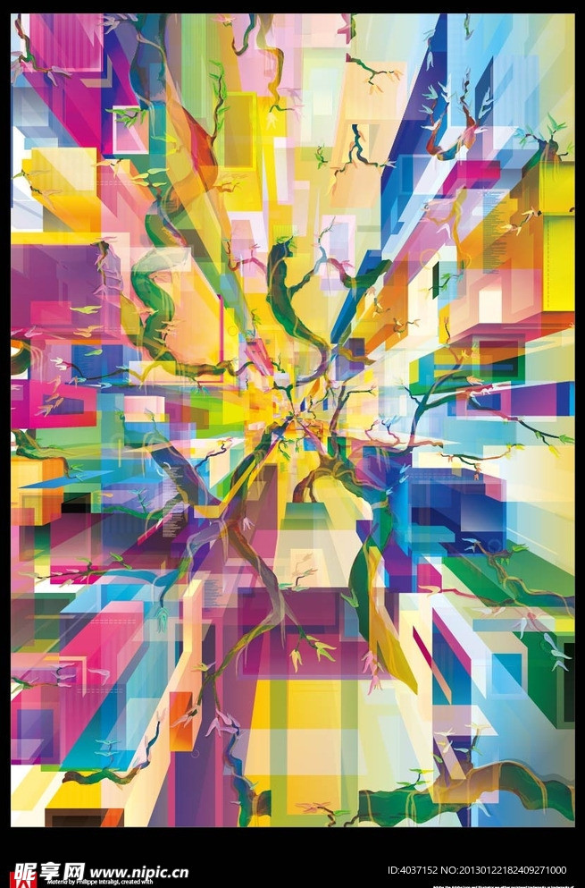 艺术背景