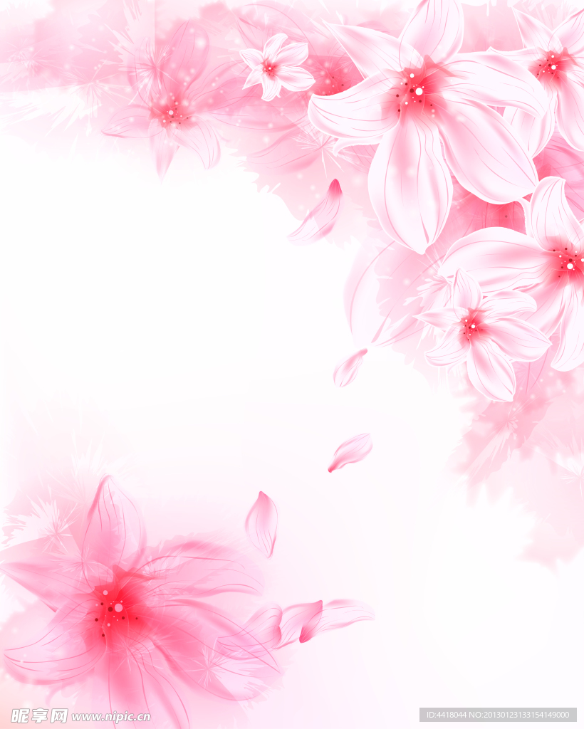 花朵移门