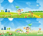 幼儿园背景