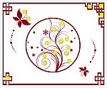 古典花纹边框