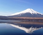 日本富士山雪景