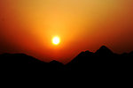 小山夕阳