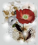 梦幻花纹花朵
