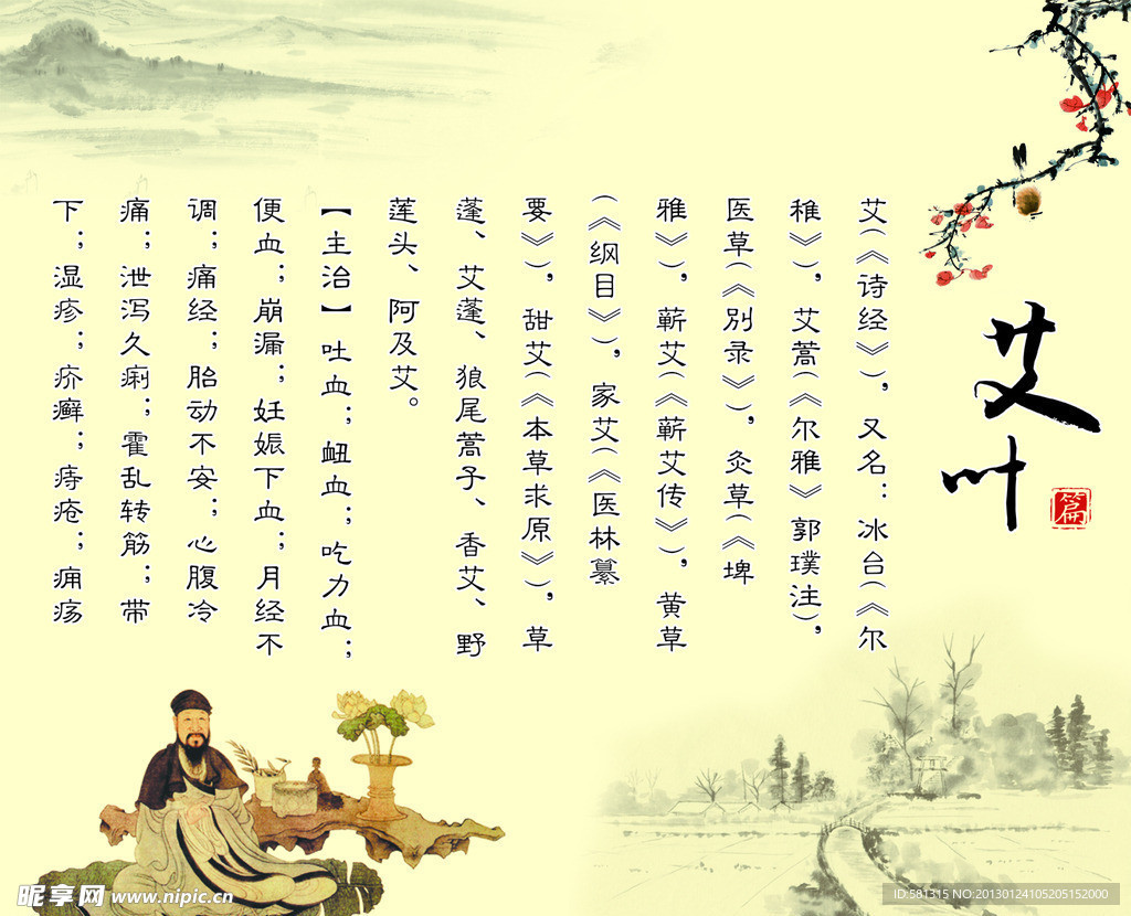 中药 艾叶