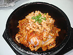 泡菜肉丝锅烧饭