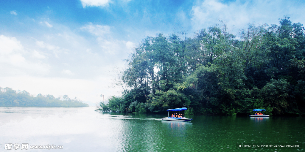 白水湖风景