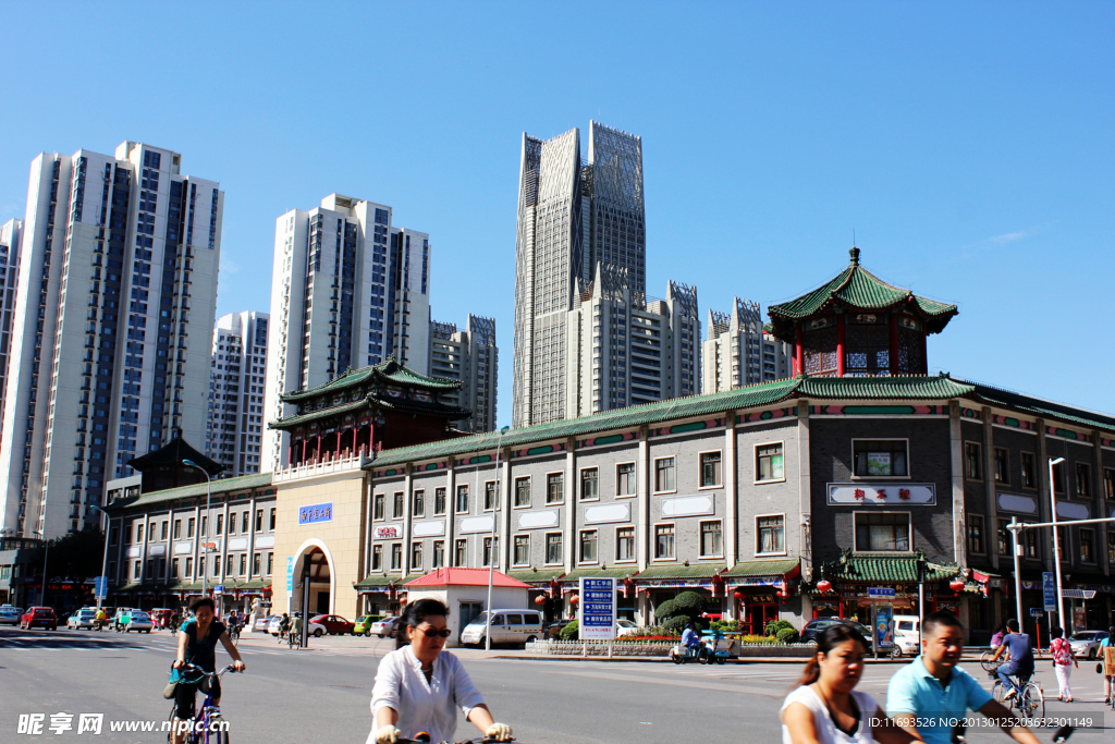 天津南市食品街 外景