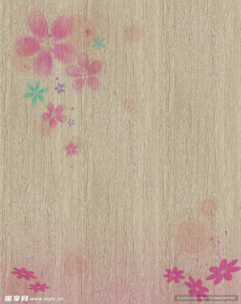 花朵移门