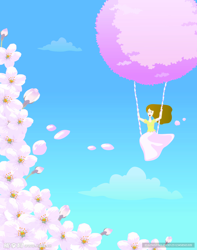 花朵移门