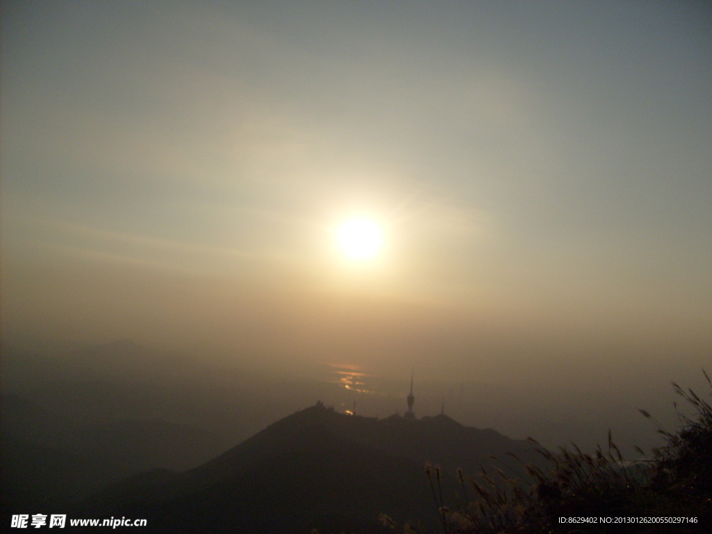 自然风景夕阳