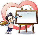 矢量儿童