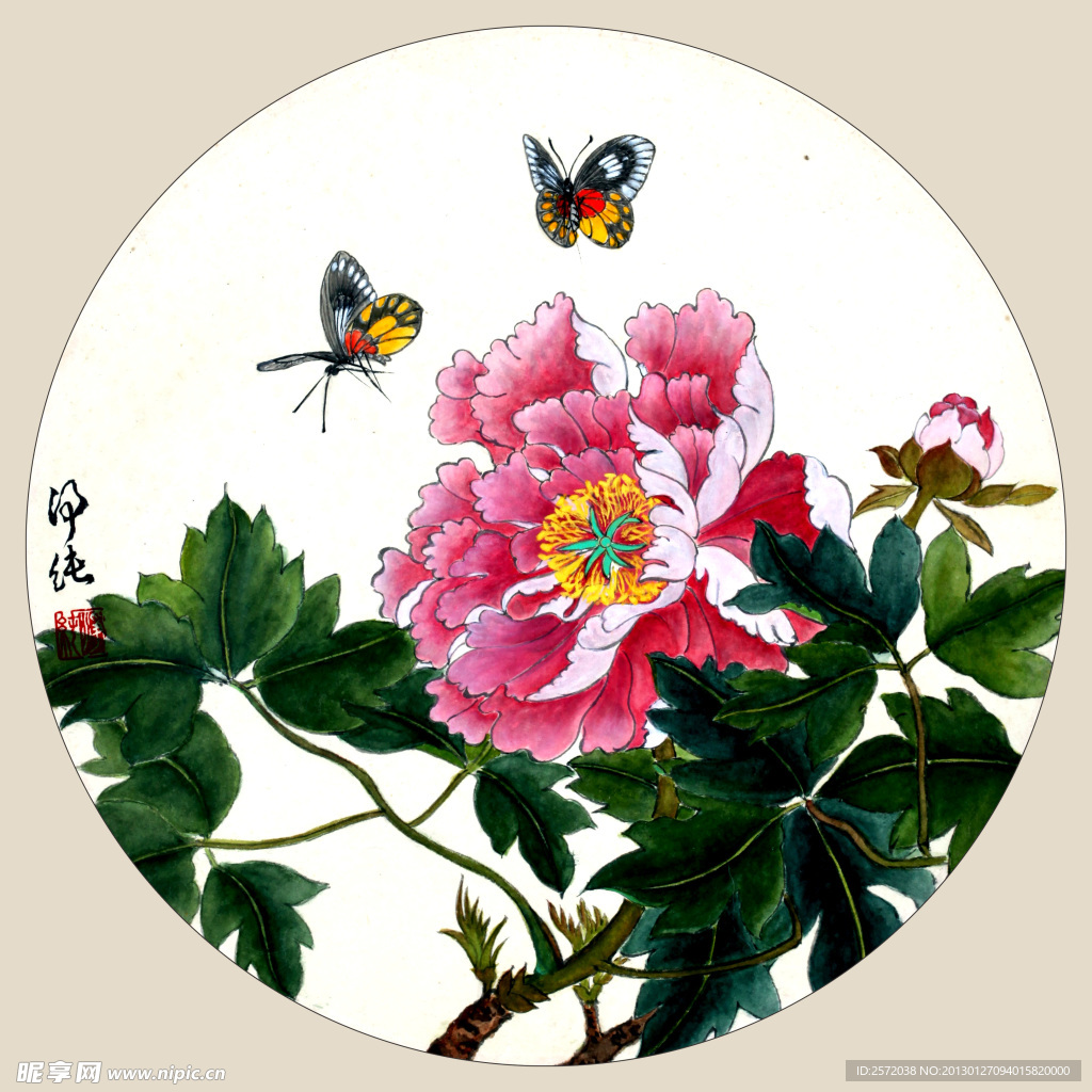 花香蝶飞舞