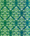 绿色花纹