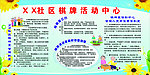 社区棋牌制度宣传栏