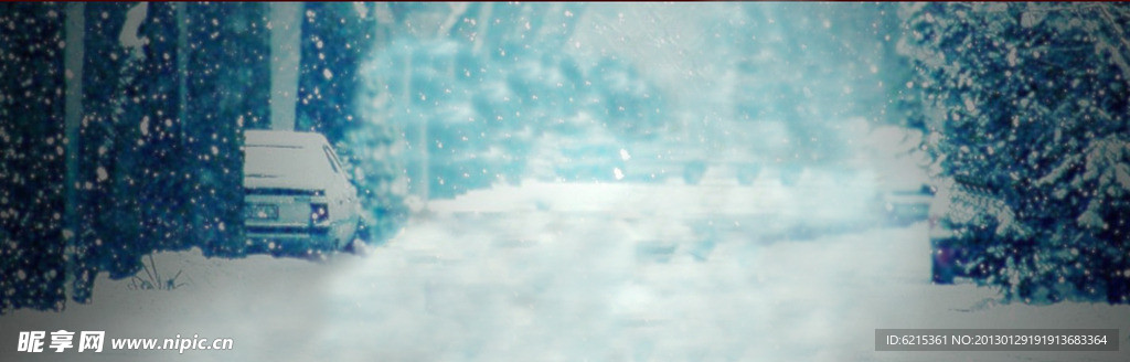 淘宝 海报背景 雪景
