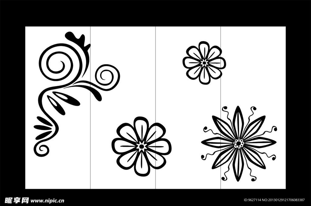 移门花纹