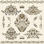 欧式花纹