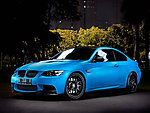 BMW M3 蓝色 宝马汽车