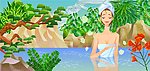 水中美女