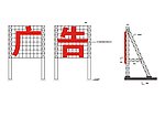 户外发光字钢结构图