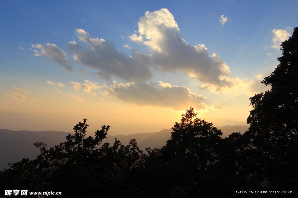 鸡足山风景