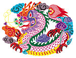 水彩剪纸