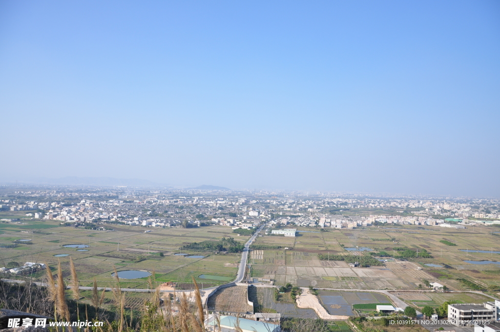 东山湖后山景