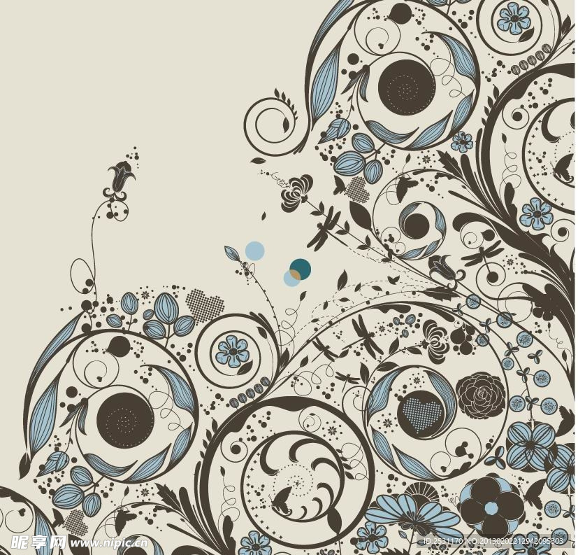 欧式花纹