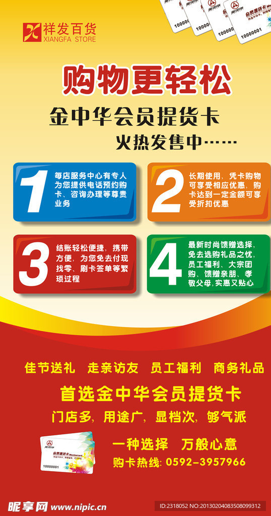 购物卡优势
