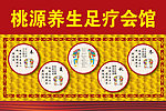 足疗会馆展板