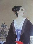 工笔古装美女图片