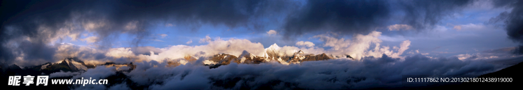 180度卡瓦博格峰（梅里雪山）